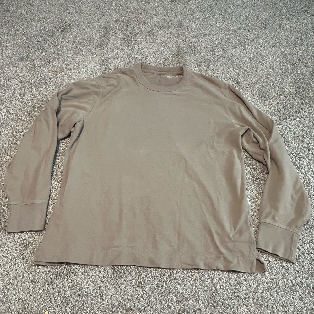 Abercrombie and Fitch Women’s Tan Long Sleeve Shirt Size Small